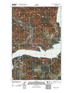 2011 Map of Miller Mountain, 2011 Print