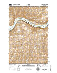 2013 Map of Monumental Rock, 2013 Print