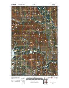 2011 Map of Moon Mountain, 2011 Print