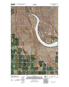 2011 Map of Moses Lake NW, 2011 Print