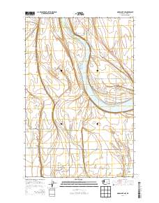 2014 Map of Moses Lake NW, 2014 Print