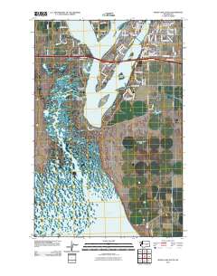2011 Map of Moses Lake South, 2011 Print