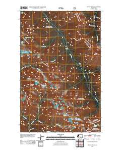 2011 Map of Mount Arriva, 2011 Print