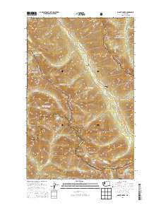 2014 Map of Mount Arriva, 2014 Print