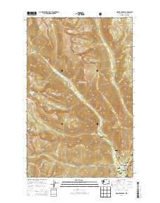 2014 Map of Mount Barney, 2014 Print