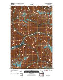 2011 Map of Mount Blum, 2011 Print