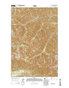2014 Map of Mount Carrie, 2014 Print