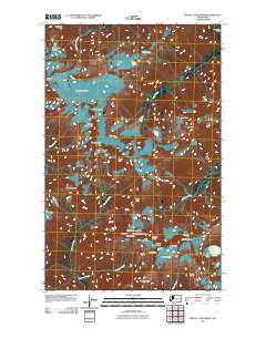 2011 Map of Mount Challenger, 2011 Print