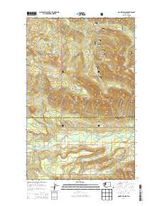 2014 Map of Mount Higgins, 2014 Print