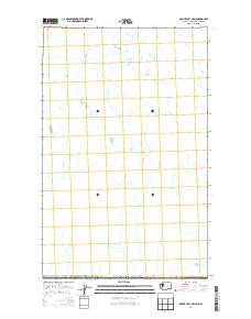 2014 Map of Mount Hull OE N, 2014 Print