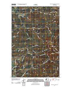 2011 Map of Mount Kit Carson, 2011 Print