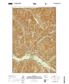 2020 Map of Mount Larrabee, 2020 Print