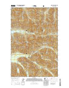 2014 Map of Mount Phelps, 2014 Print