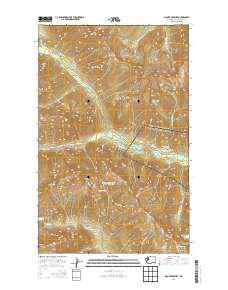 2014 Map of Mount Prophet, 2014 Print