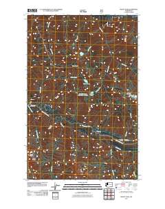 2011 Map of Mount Pugh, 2011 Print
