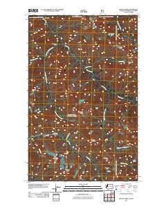 2011 Map of Mount Sefrit, 2011 Print