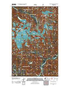 2011 Map of Mount Shuksan, 2011 Print
