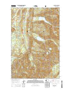 2014 Map of Mount Si, 2014 Print
