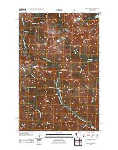 2011 Map of Mount Stuart, 2011 Print