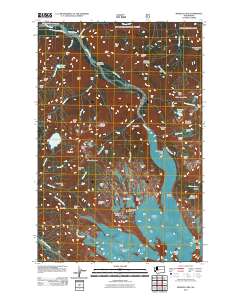 2011 Map of Mowich Lake, 2011 Print