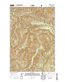 2014 Map of Noble Knob, 2014 Print