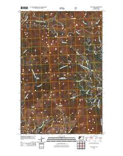 2011 Map of Old Baldy, 2011 Print