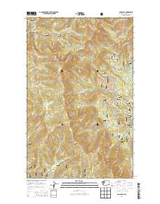 2014 Map of Old Baldy, 2014 Print
