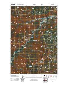 2011 Map of Old Scab Mountain, 2011 Print