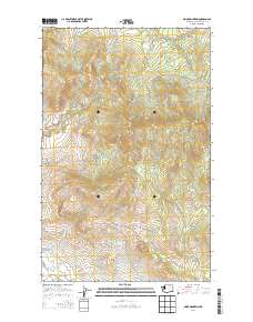 2014 Map of Omak Mountain, 2014 Print