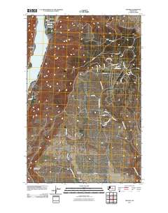 2011 Map of Orondo, 2011 Print