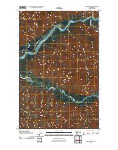 2011 Map of Owl Mountain, 2011 Print