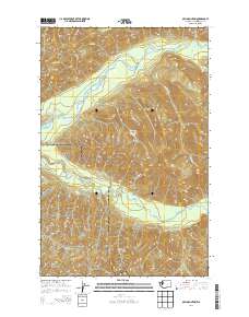 2014 Map of Owl Mountain, 2014 Print