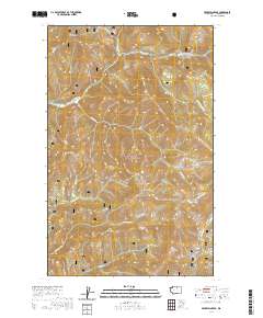 2020 Map of Pearrygin Peak, 2020 Print