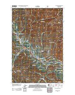 2011 Map of Peshastin, 2011 Print