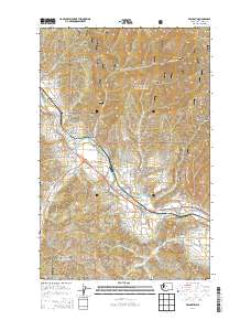 2014 Map of Peshastin, 2014 Print