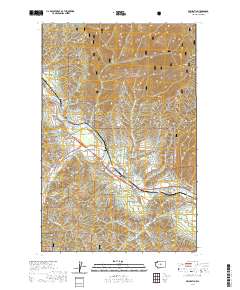 2020 Map of Peshastin, 2020 Print