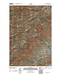 2011 Map of Pine Mountain, 2011 Print