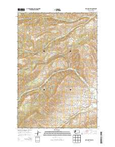 2014 Map of Pine Mountain, 2014 Print