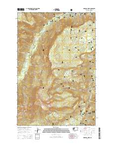 2014 Map of Pinegrass Ridge, 2014 Print
