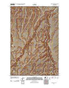 2011 Map of Poisel Butte, 2011 Print