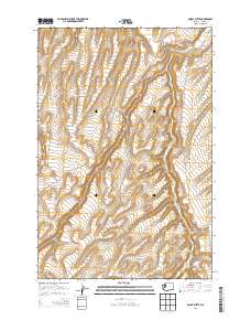 2013 Map of Poisel Butte, 2013 Print