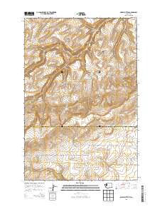 2013 Map of Poisel Butte SE, 2013 Print