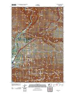 2011 Map of Pomona, 2011 Print