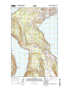 2014 Map of Port Townsend South, 2014 Print