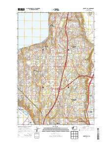 2014 Map of Poverty Bay, 2014 Print