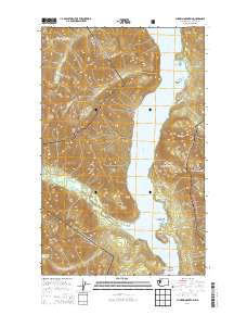 2014 Map of Pumpkin Mountain, 2014 Print