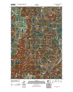 2011 Map of Quigley Butte, 2011 Print