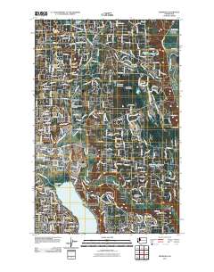 2011 Map of Redmond, 2011 Print
