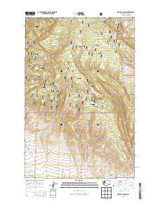 2014 Map of Reecer Canyon, 2014 Print
