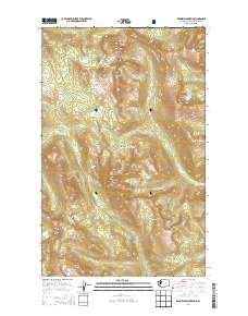 2014 Map of Remmel Mountain, 2014 Print